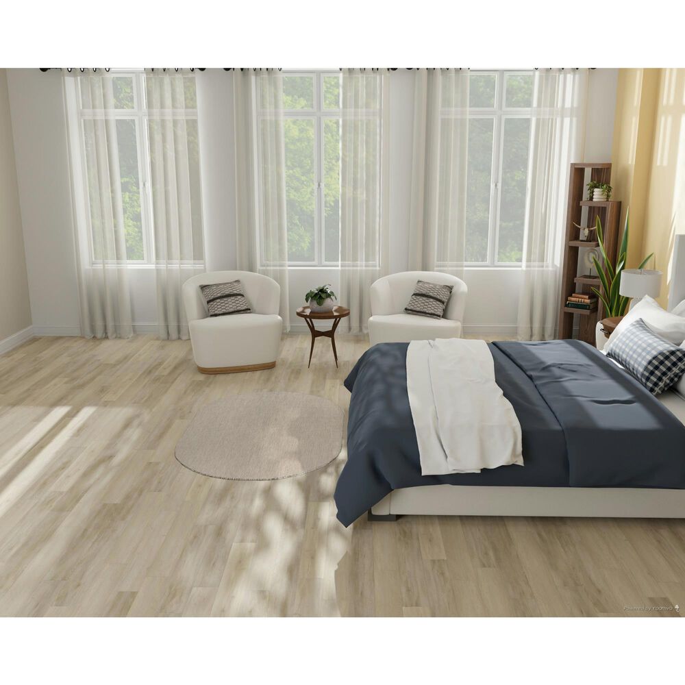 Nourison Courtyard Ivory and Silver 3&#39; x 5&#39; Oval Indoor/Outdoor Area Rug, , large