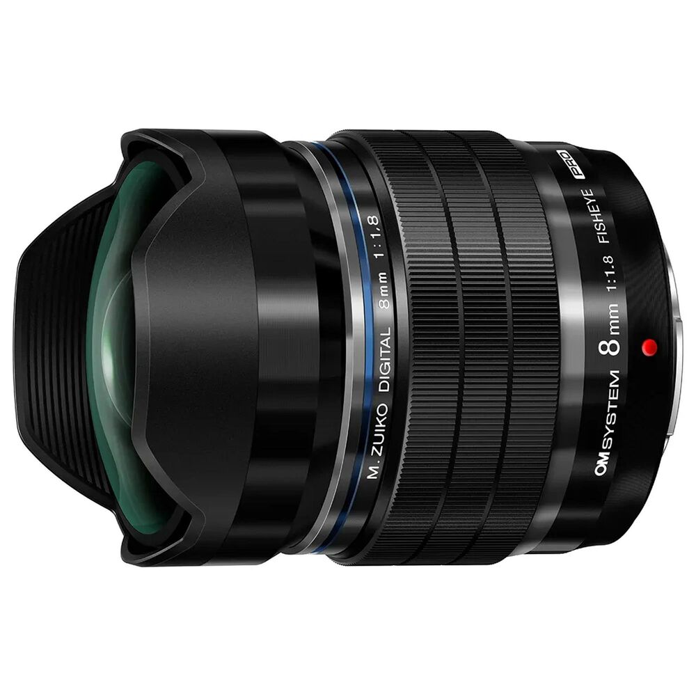 OM- System M.Zuiko Digital ED 8mm f/1.8 Fisheye Pro Lens in Black, , large