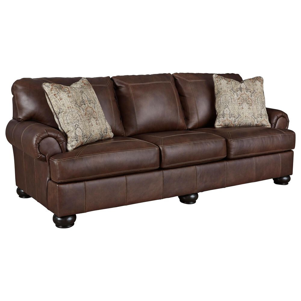Signature Design by Ashley Bearmerton Sleeper Sofa in Vintage Brown, , large