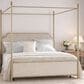Richlands Furniture McArthur King Canopy Bed in Beige, , large