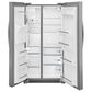 Frigidaire Gallery 4-Piece Kitchen Package with 25.6 Cu. Ft. Side-by-Side Refrigerator and 30" Gas Range in Stainless Steel, , large