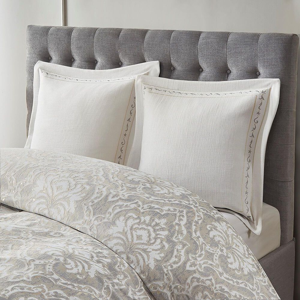 Hampton Park Manor 8-Piece Queen Comforter Set in Grey, , large