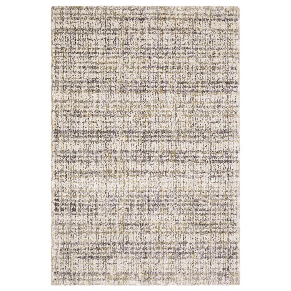 Oriental Weavers Aspen 2877B Ivory and Gold 3"10" x 5"5" Area Rug, , large