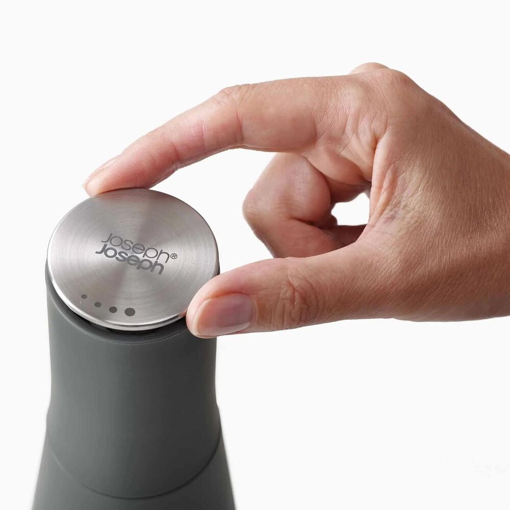Joseph Joseph Milltop Salt and Pepper Mill in White and Dark Gray &#40;Set of 2&#41;, , large
