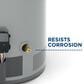 GE Appliances RealMAX Platinum 40-Gallon Short Liquid Propane Atmospheric Water Heater in Gray, , large