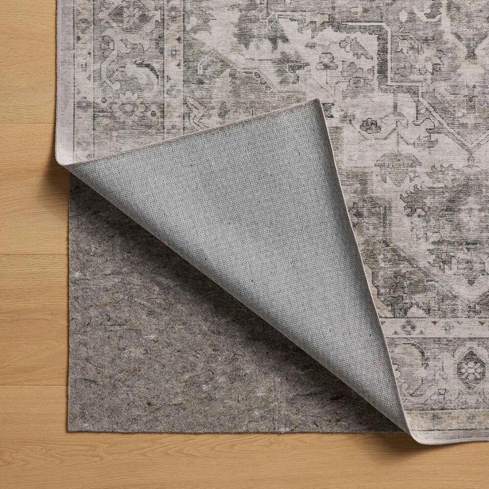 Amber Lewis x Loloi Josie 2&#39;3&quot; x 3&#39;9&quot; Silver and Natural Area Rug, , large