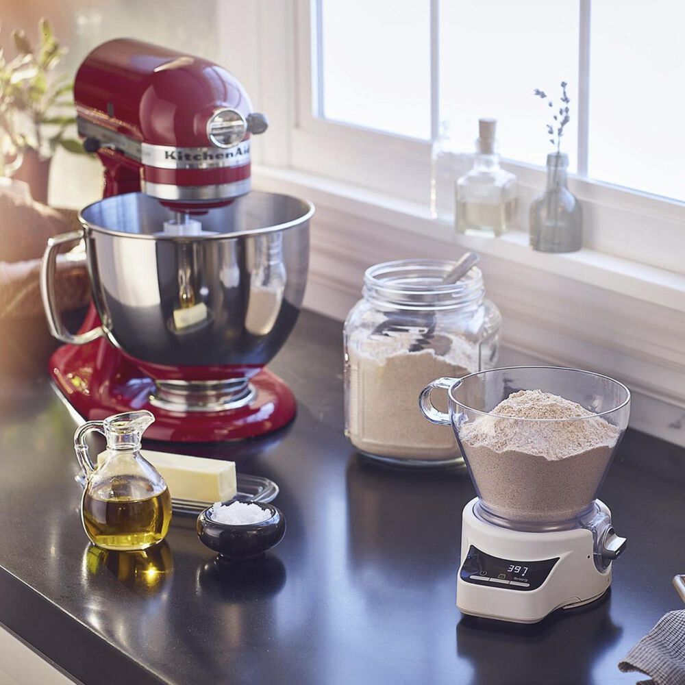 KitchenAid Sifter and Scale Attachment in White, , large