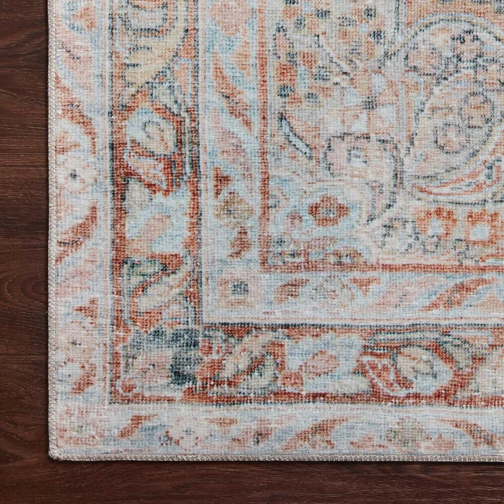 Magnolia Home Lenna LEA-02 2&#39; x 5&#39; Ocean and Apricot Area Rug, , large
