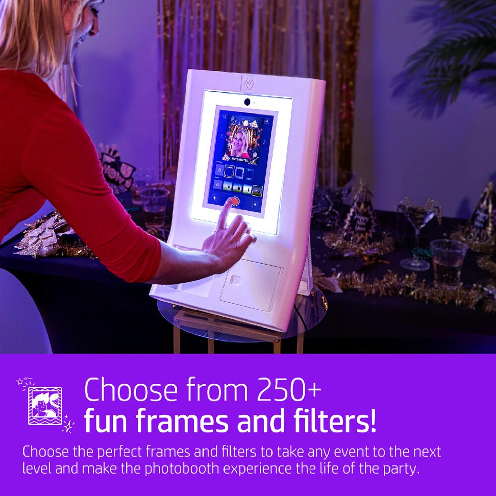 HP Sprocket Photobooth Printer in White, , large