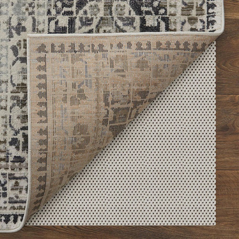 Feizy Kano 5&#39;3&quot; x 7&#39;6&quot; Gray and Ivory Area Rug, , large