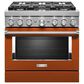 KitchenAid 5.1 Cu. Ft. Freestanding Dual Fuel Range with True Convection in Scorched Orange, , large