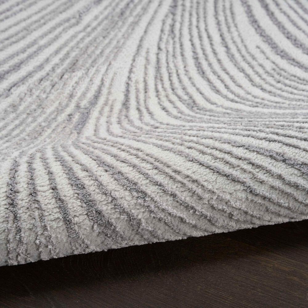 Nourison Central Park West CEP02 Grey 6&#39; x 9&#39; Area Rug, , large