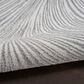 Nourison Central Park West CEP02 Grey 6" x 9" Area Rug, , large