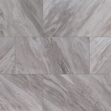 MS International Eden Bardiglio 12" x 24" Polished Porcelain Tile, , large