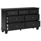 Ashley Lanolee 7-Drawer Dresser in Black, , large
