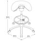 OSP Home Backless Drafting Chair with Foot Ring in Dillon Graphite, , large