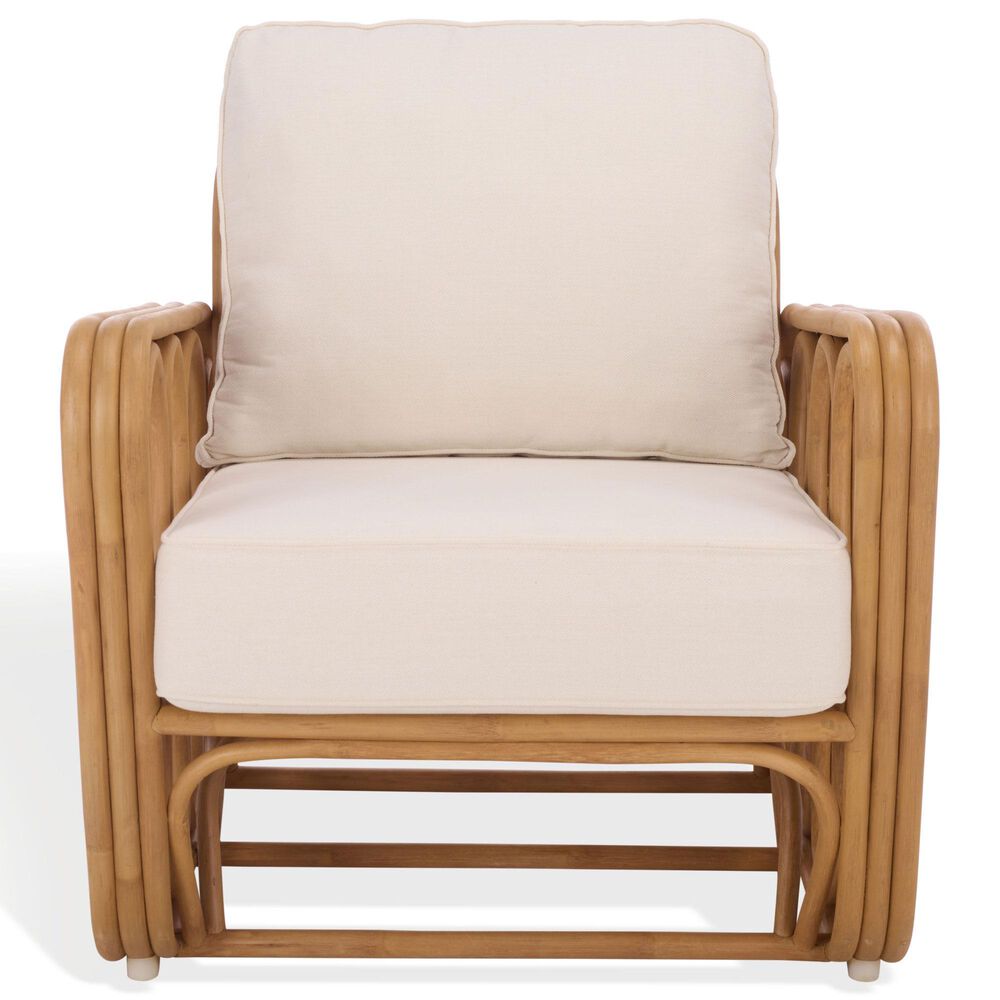 Safavieh Malina Accent Chair in White, , large