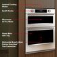 KitchenAid 2-Piece Kitchen Package with PrintShield Stainless Steel 30" Smart Combination Wall Oven and Stainless Steel 36" Gas Cooktop, , large