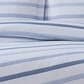 Pem America Truly Soft Curtis 3-Piece Full/Queen Duvet Set in White and Grey, , large