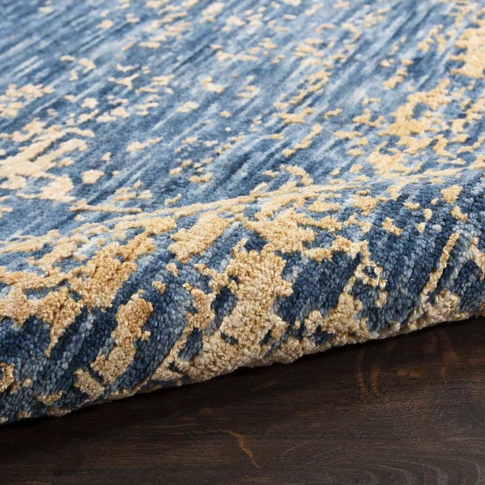 Nourison Luna 7&#39;9&quot; x 9&#39;9&quot; Dark Blue and Mocha Area Rug, , large
