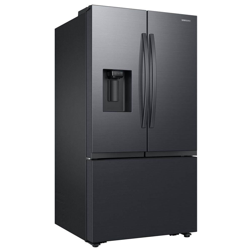 Samsung 31 Cu. Ft. Mega Capacity 3-Door French Door Refrigerator in Matte Black Steel, , large