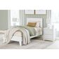 Ashley Hallityn Twin Platform Bed in White, , large