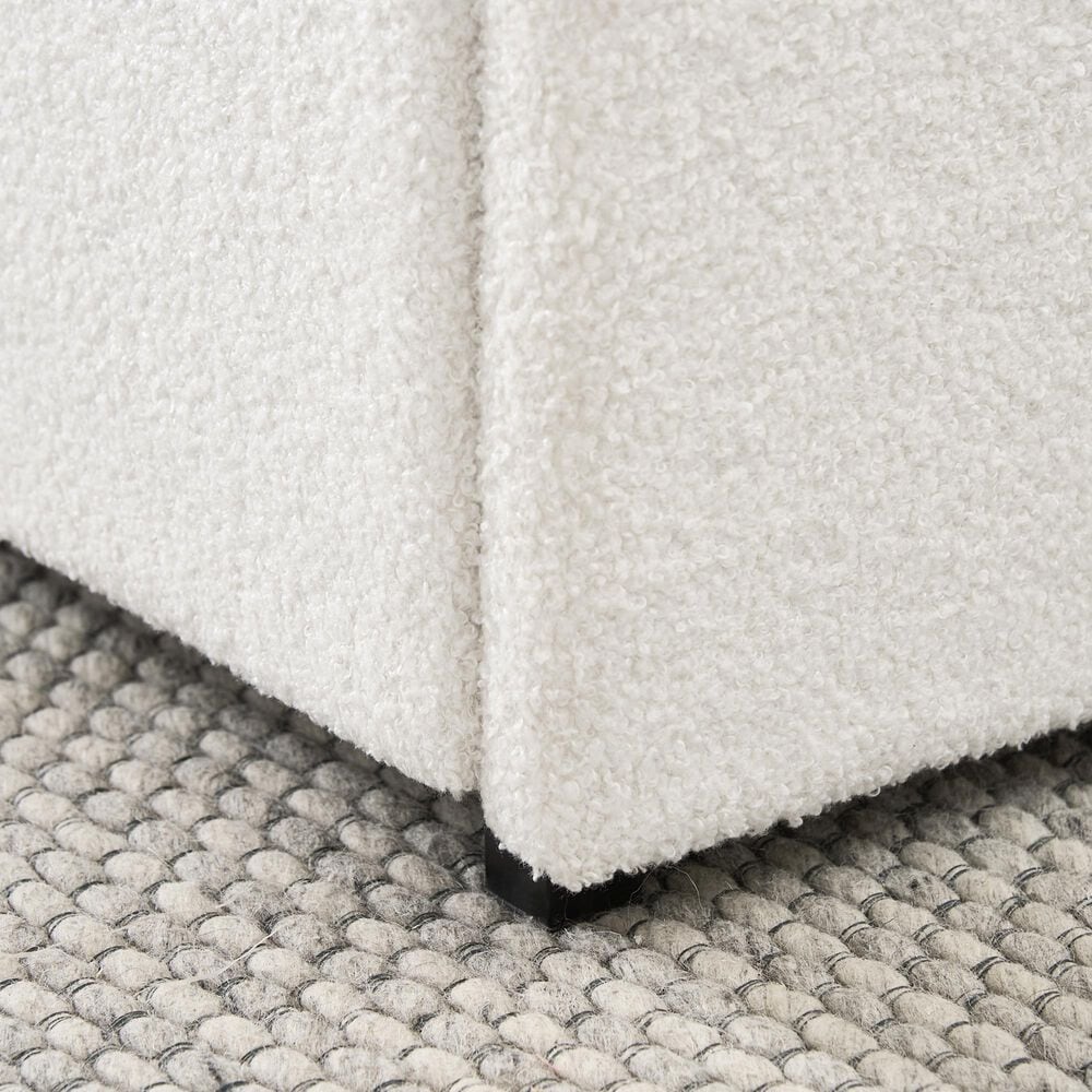 Hearth and Haven Liv Queen Storage Platform Bed in Ivory, , large