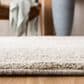 Safavieh Martha Stewart Lucia Shag MSR0787F 4" x 6" Light Grey and White Area Rug, , large