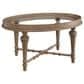 Hekman Chateaux Oval Coffee Table in Brown, , large
