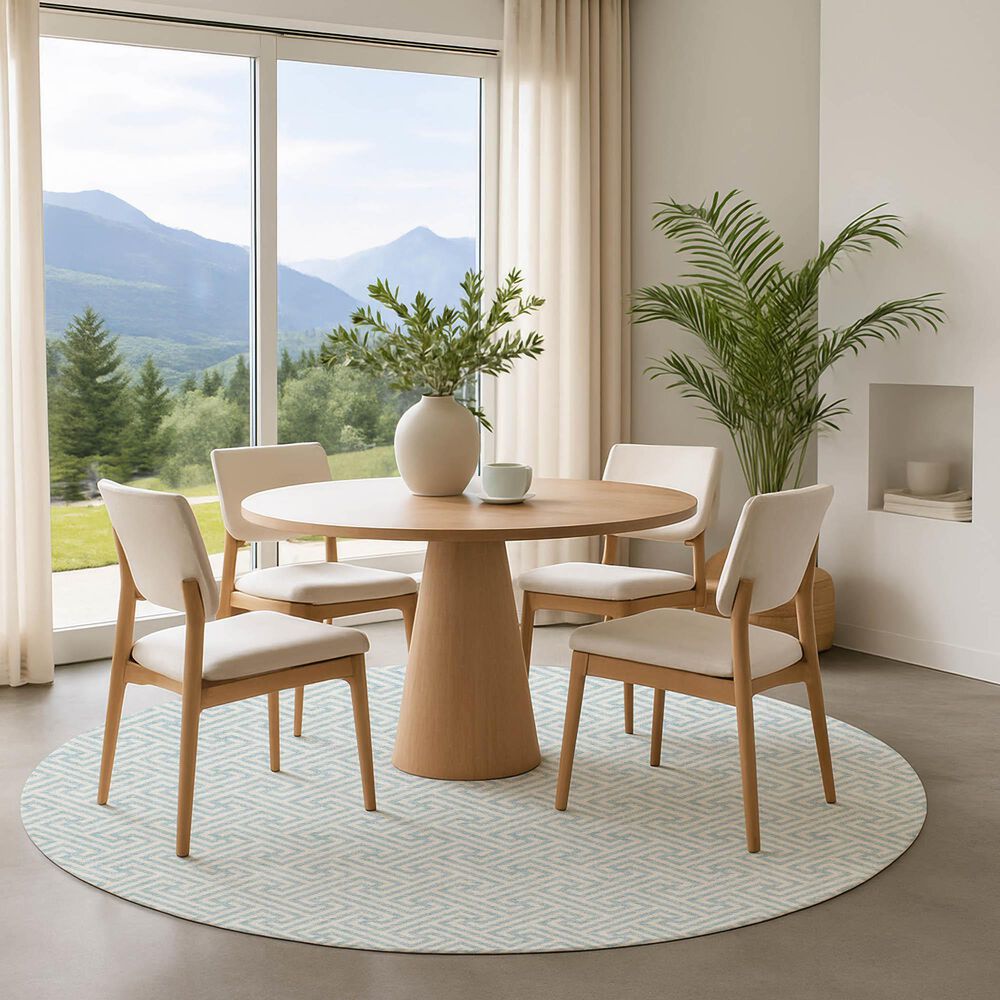 Dalyn Rug Company The Reserve TR5 Sky 8&#39; Round Indoor/Outdoor Area Rug, , large