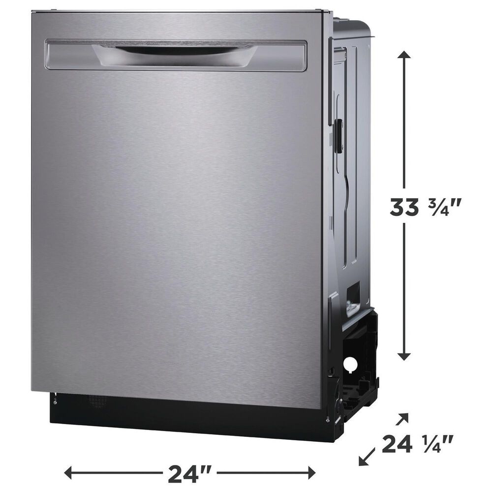 Frigidaire Gallery 24" Built-In Dishwasher with Pocket Handle in Stainless Steel, , large