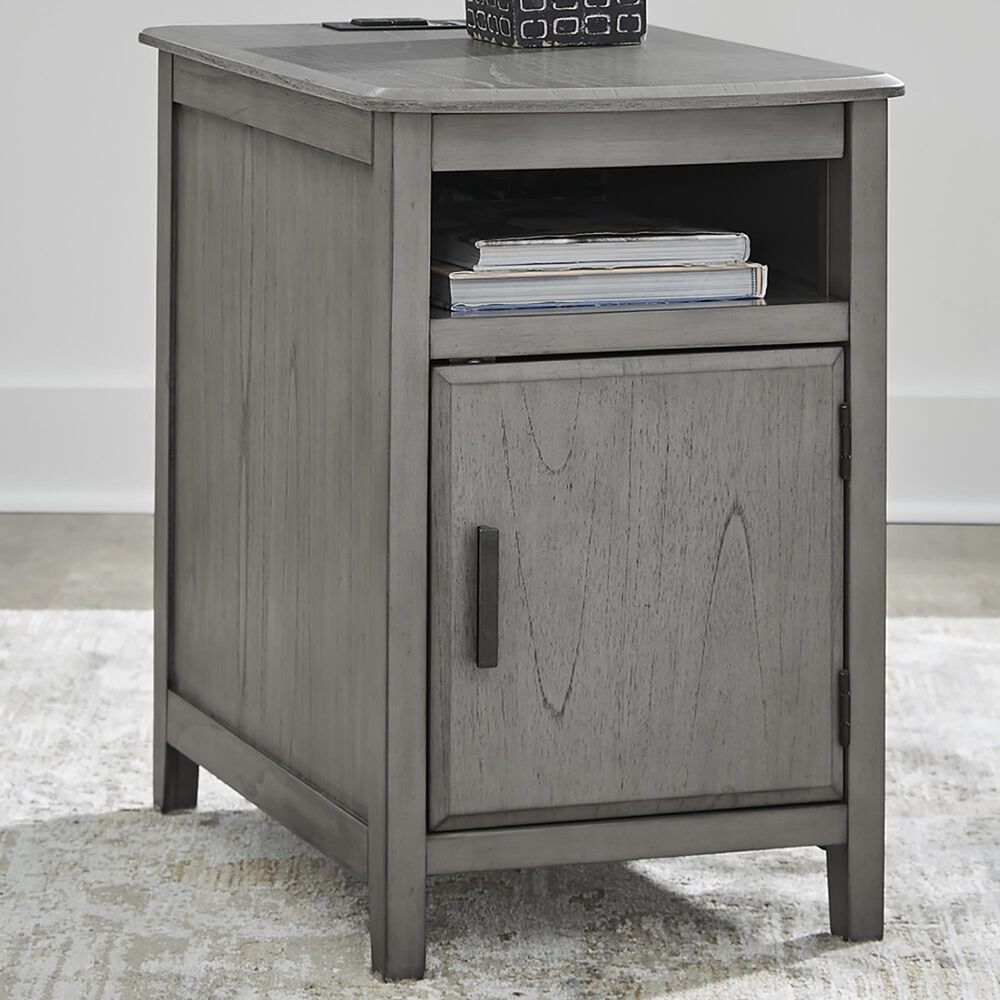 Ashley Devonsted Chairside End Table in Gray, , large