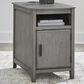 Ashley Devonsted Chairside End Table in Gray, , large