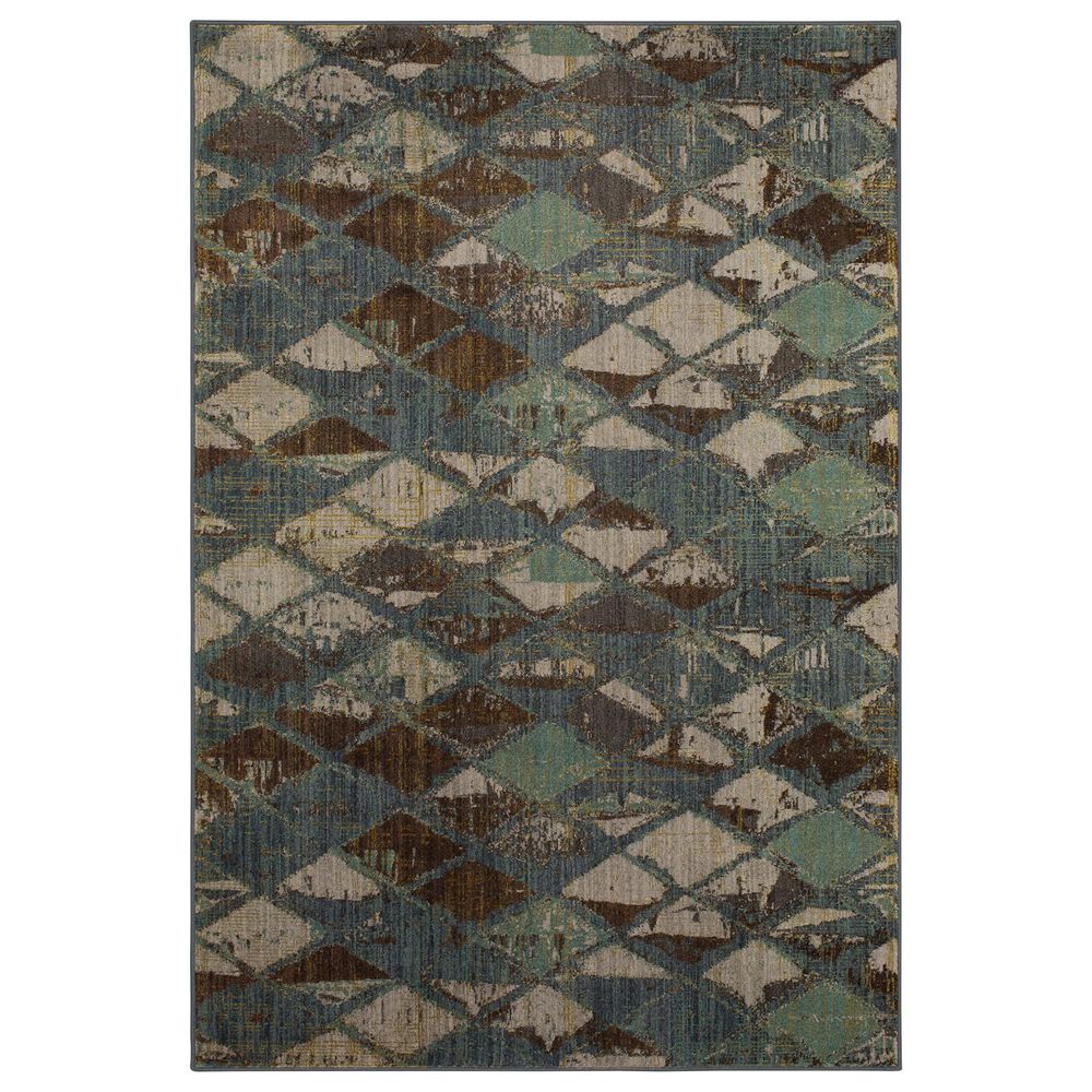 Karastan Montreal Finley 2' x 3' Denim Area Rug, , large
