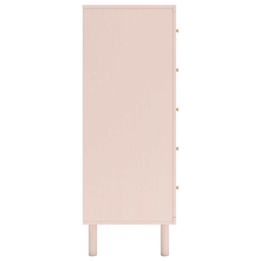 Ashley Wistenpine 5-Drawer Chest in Blush, , large
