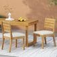 Hearth and Haven Outdoor Armless Dining Chair with Natural Frame in Beige (Set of 2), , large