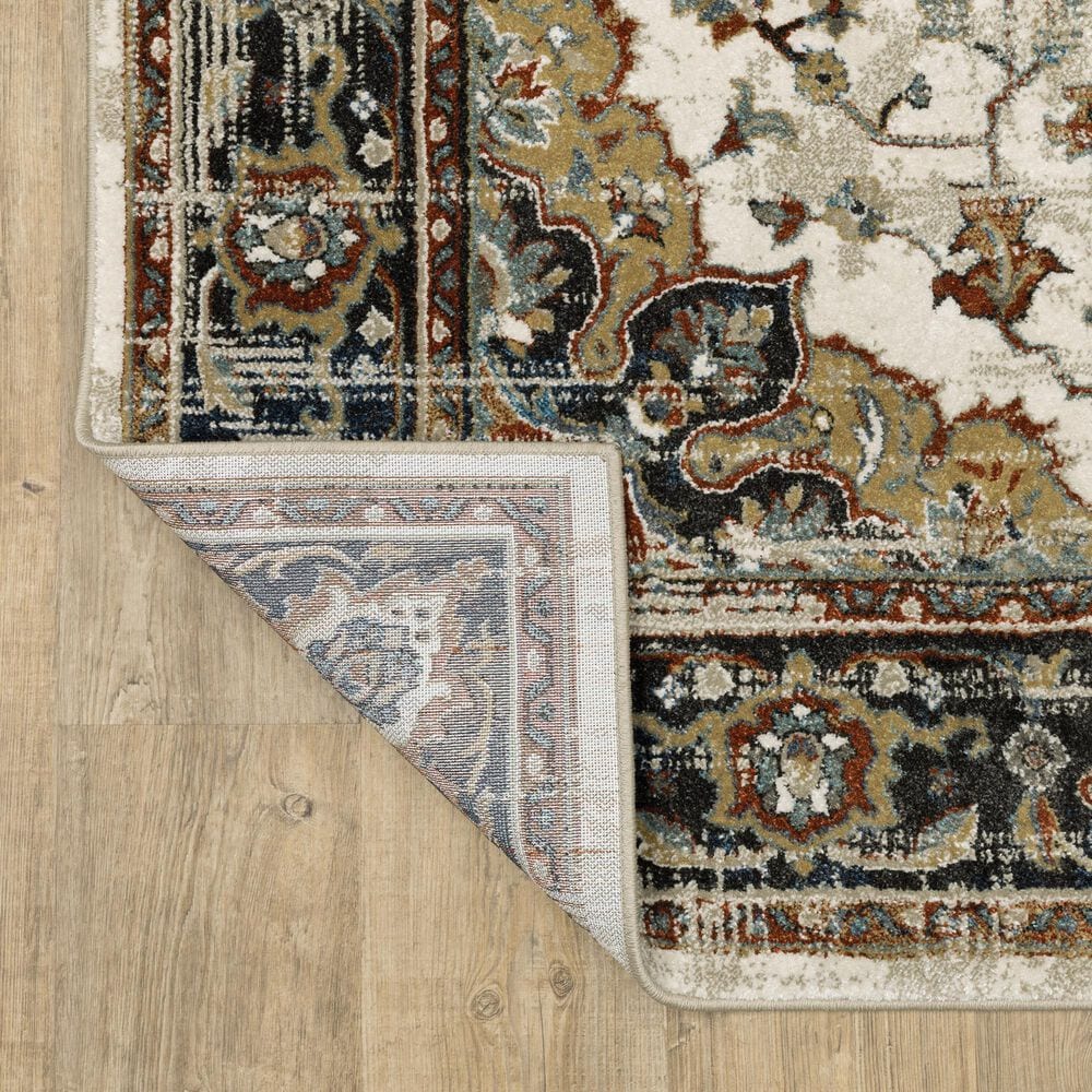 Oriental Weavers Venice Milan 2&#39;3&quot; x 7&#39;6&quot; Beige and Blue Runner, , large