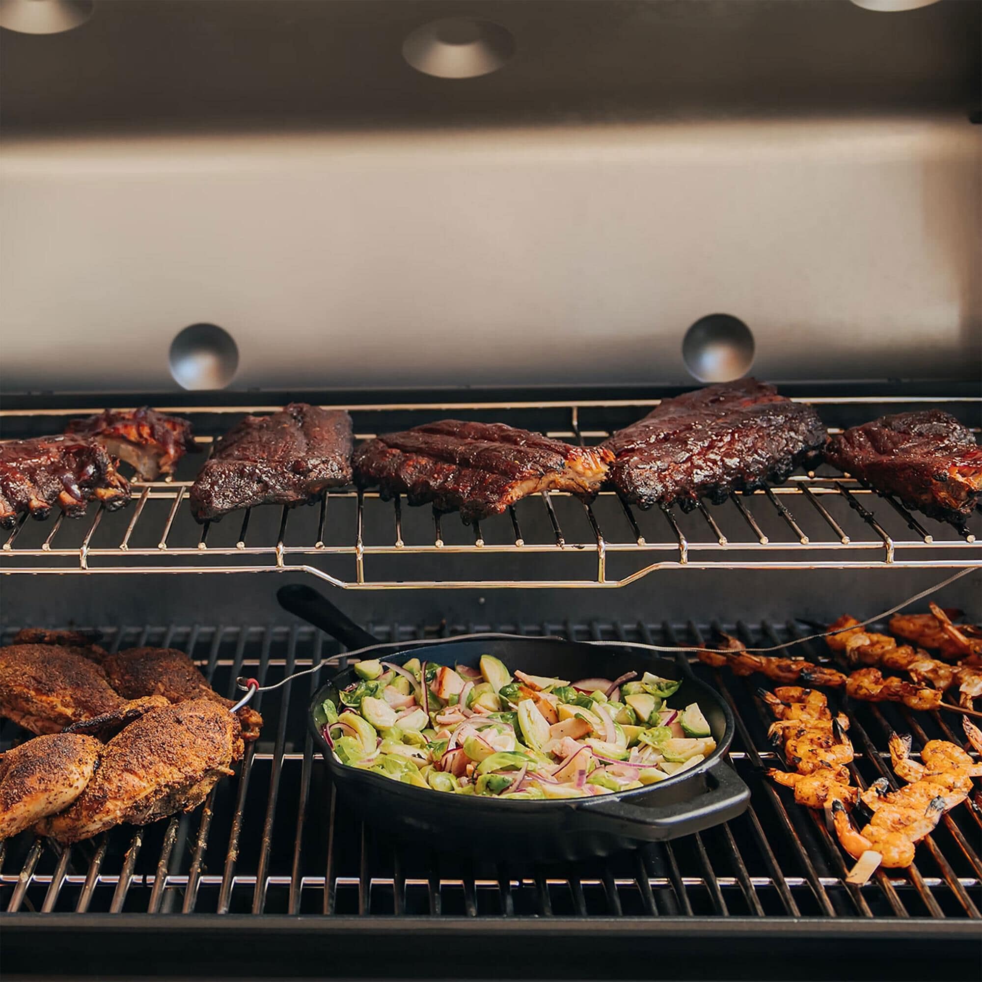 Weber Genesis Natural Gas Grill in Stainless Steel NFM