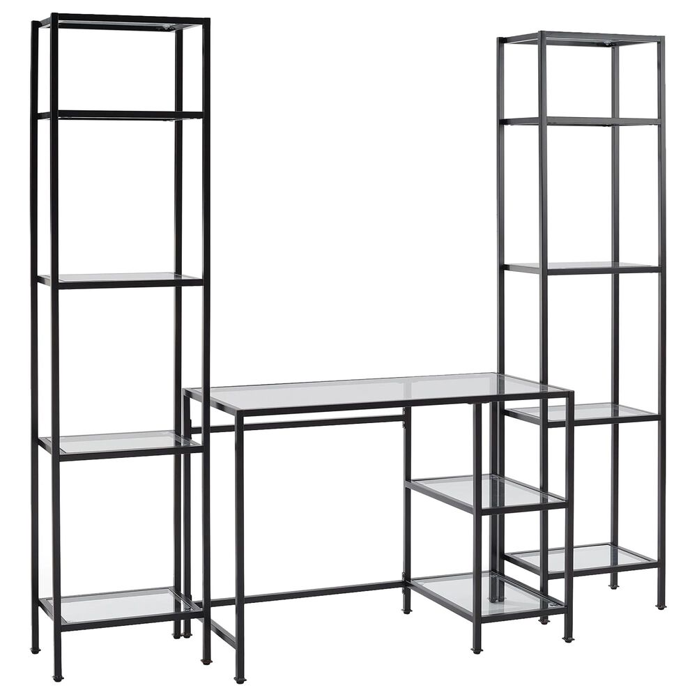 Crosley Furniture Aimee 3-Piece Desk Set in Oil Rubbed Bronze, , large