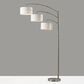 Adesso Cabo Arc Lamp in Brushed Steel, , large