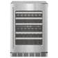 Thermador 24" Glass Door Wine Cooler with Masterpiece Handle Right Hinge in Stainless Steel, , large