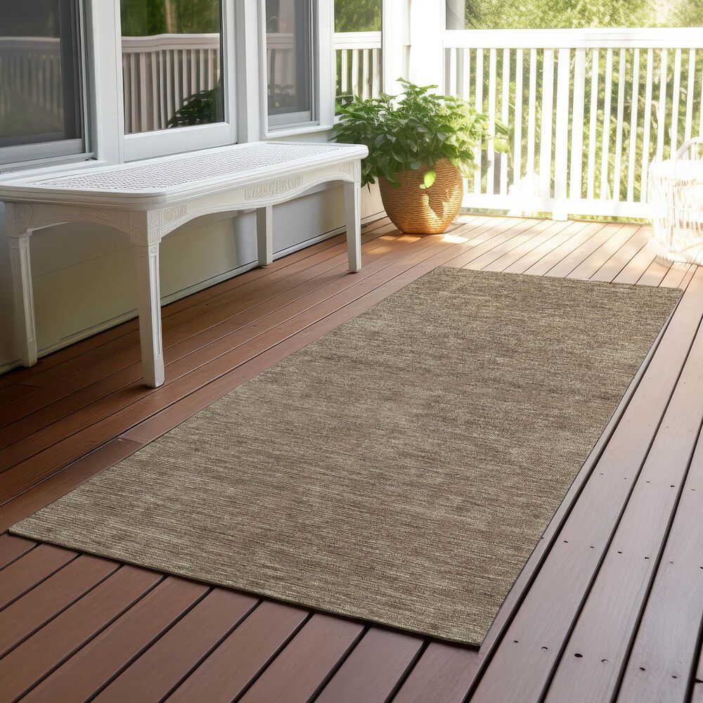 Dalyn Rug Company Soft Essentials Solid Mocha 2'3" x 7'6" Runner, , large