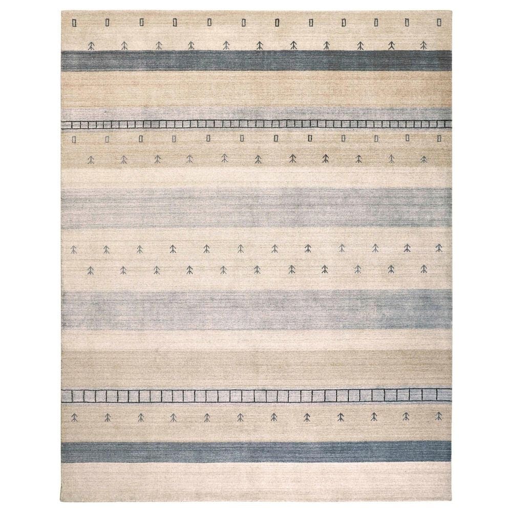 Feizy Rugs Legacy 8'6" x 11'6" Beige and Gray Area Rug, , large
