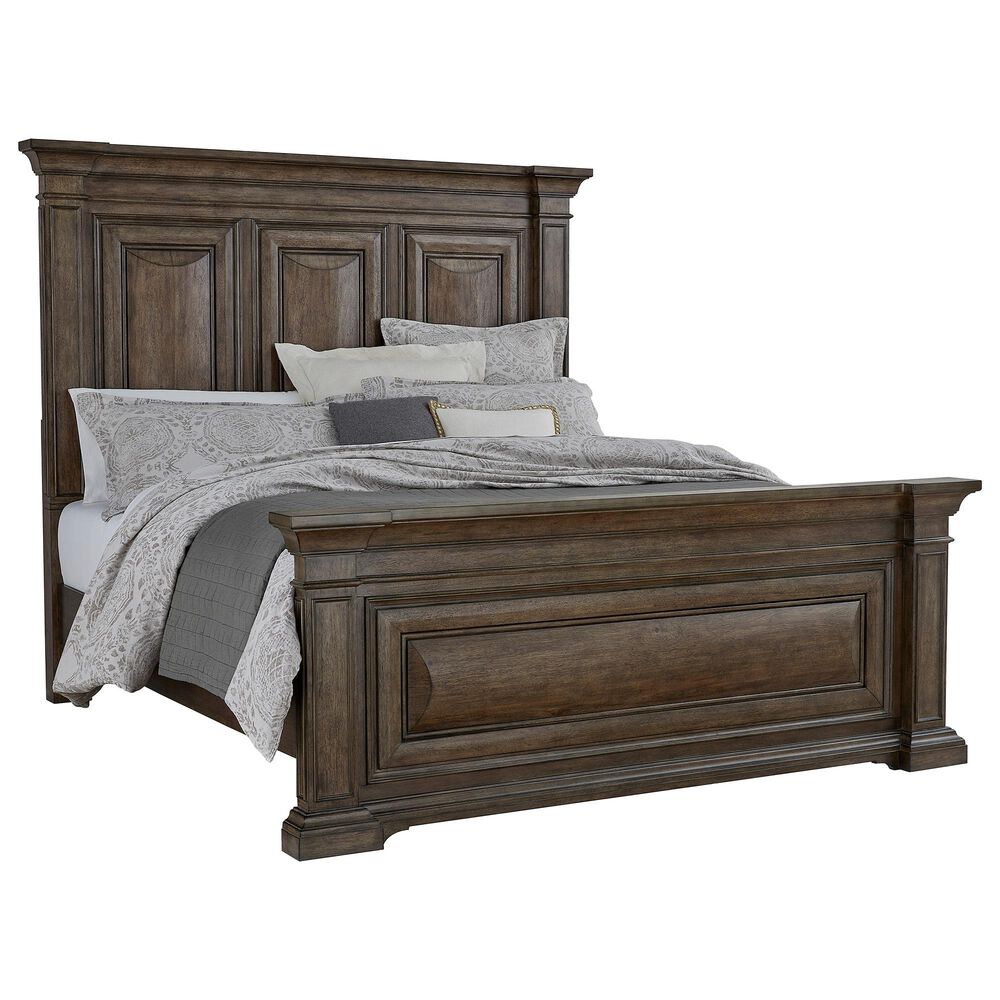 Chapel Hill Queen Bed and Two Nightstands in Brown, , large
