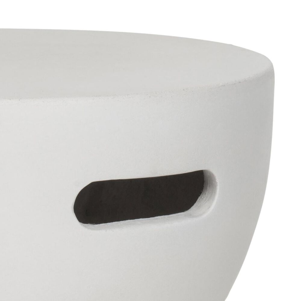 Safavieh Haruki Concrete Accent Table in Ivory, , large