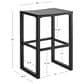 Linon Home Decor Holland Outdoor Bar Stool in Black (Set of 2), , large