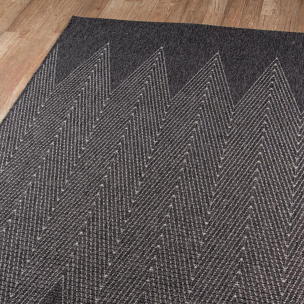 Momeni Como COM-5 4&#39; x 6&#39; Charcoal Area Performance Rug, , large