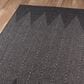 Momeni Como COM-5 4" x 6" Charcoal Area Performance Rug, , large