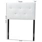 Baxton Studio Kirchem Twin Upholstered Headboard in White, , large