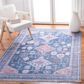 Safavieh Serapi Bohemian 4" x 6" Blue and Ivory Area Rug, , large